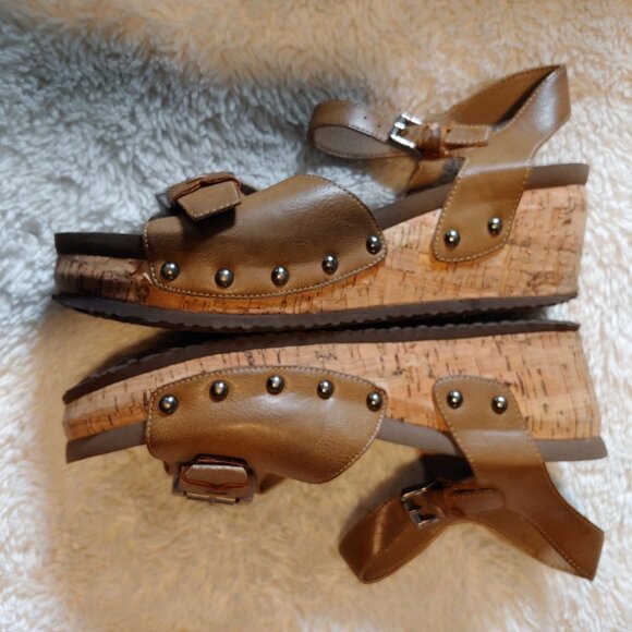 Corkys Womens Platform Wedge Sandal 10 - Picture 1 of 12